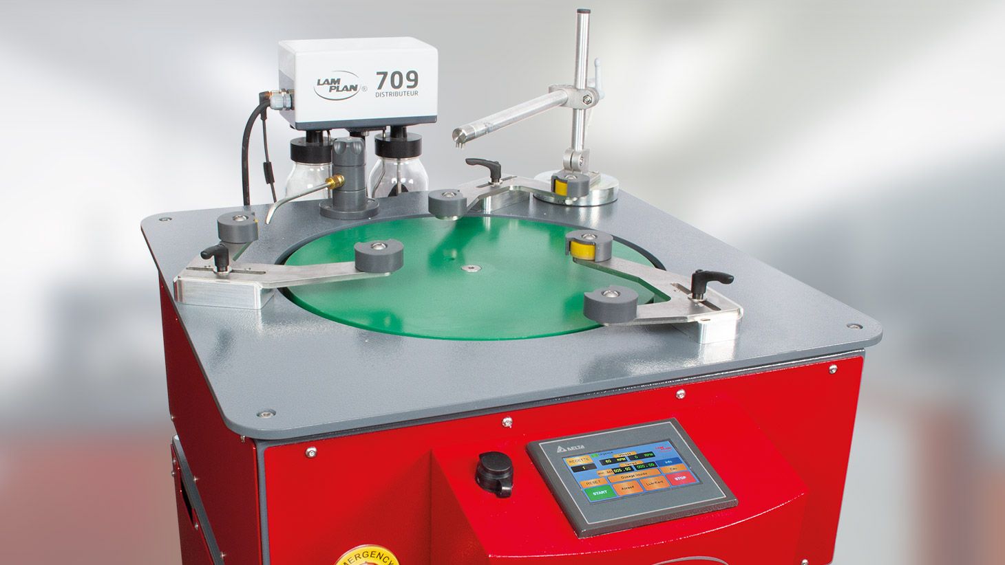 M.M.9400 equipped with 709 dispenser and FAS® plate