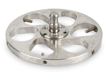 Sample holder central pressure